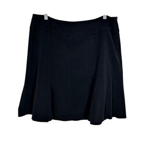 Star City Black Skirt with Side Zip and Belt Loops Junior Size 15
